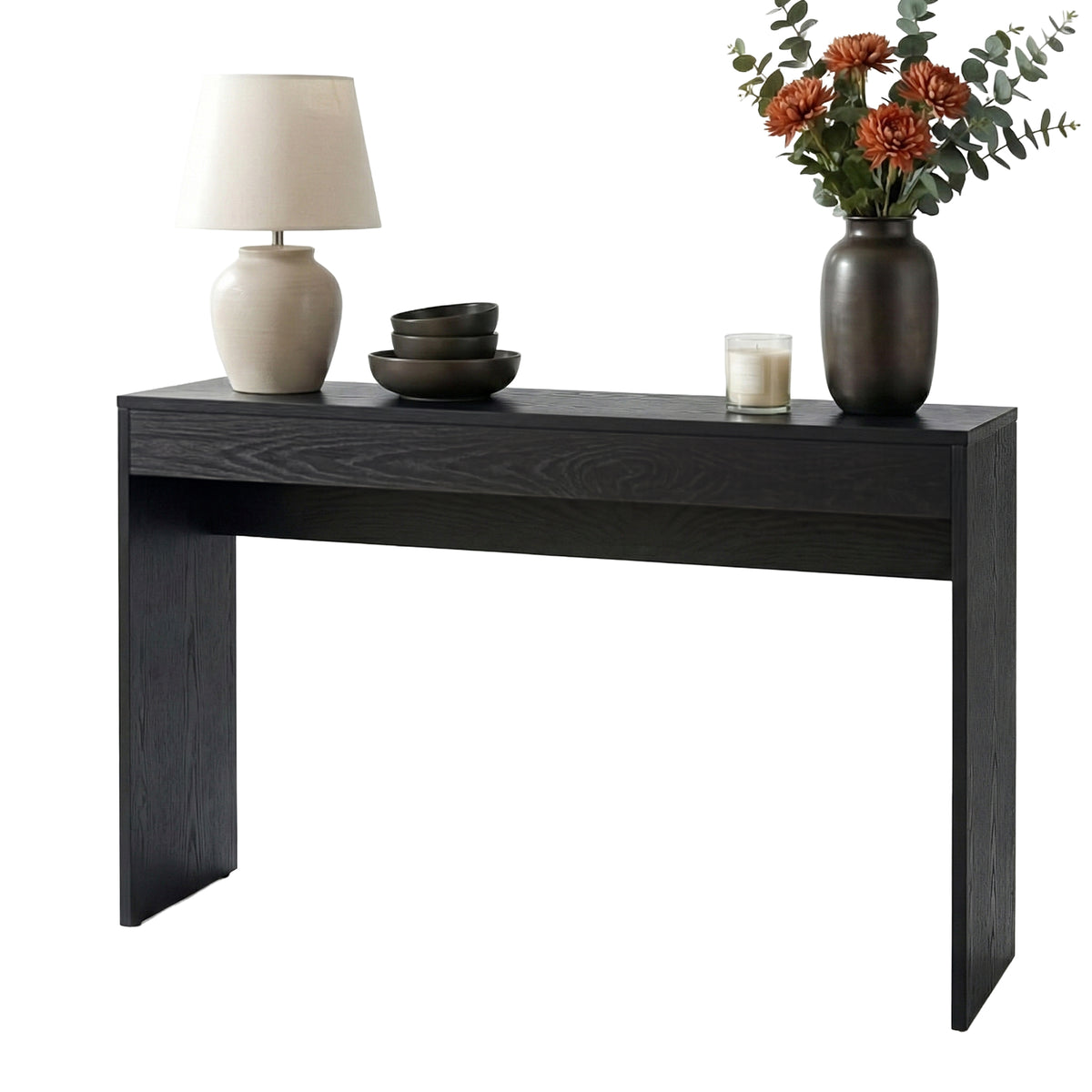 Artiss Black Console Table, 120 cm