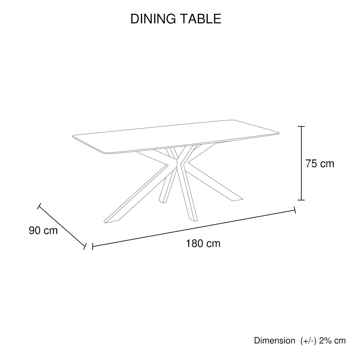 Grey Sintered Stone Rectangular Dining Table