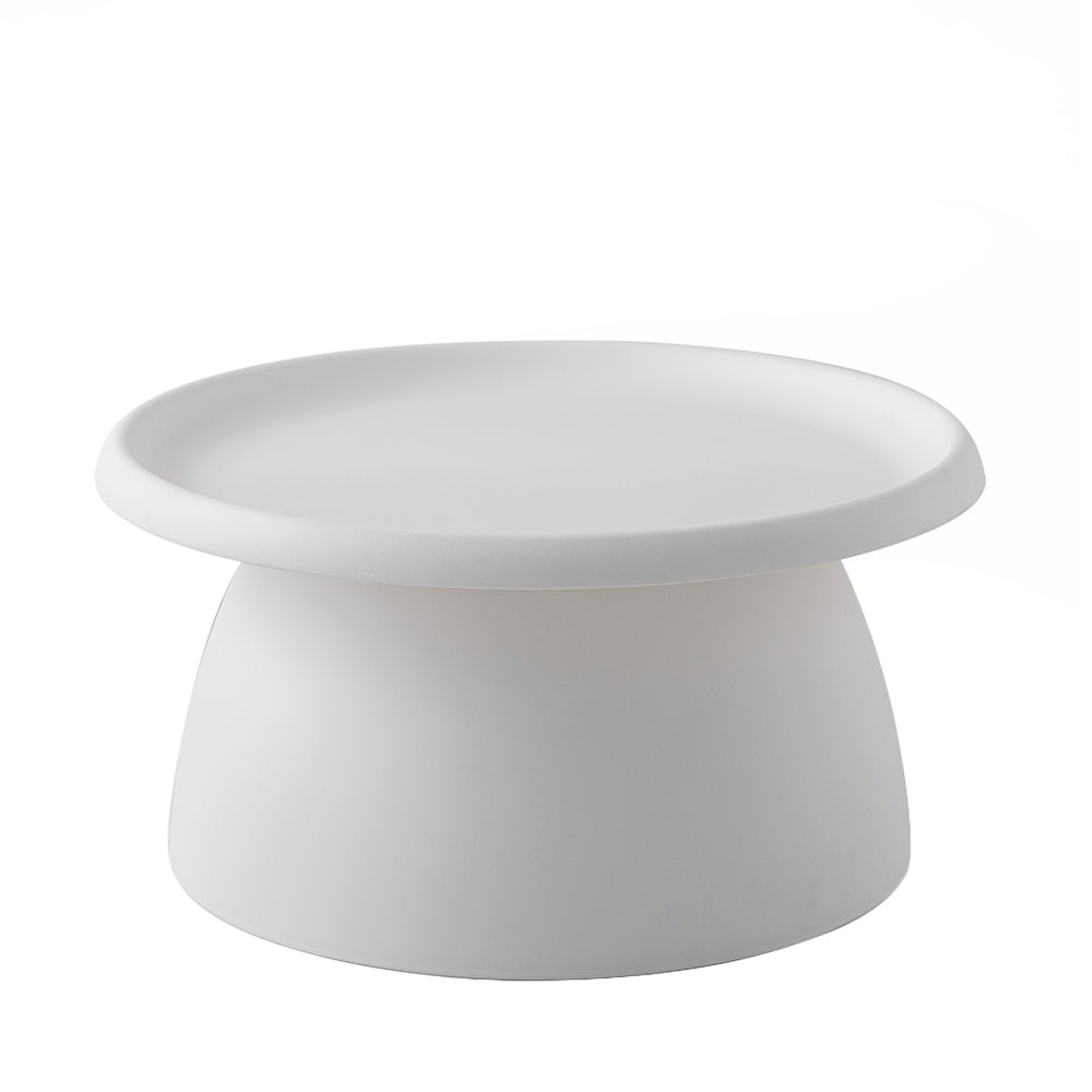 Artiss Ivory Round Coffee Table, 71 cm