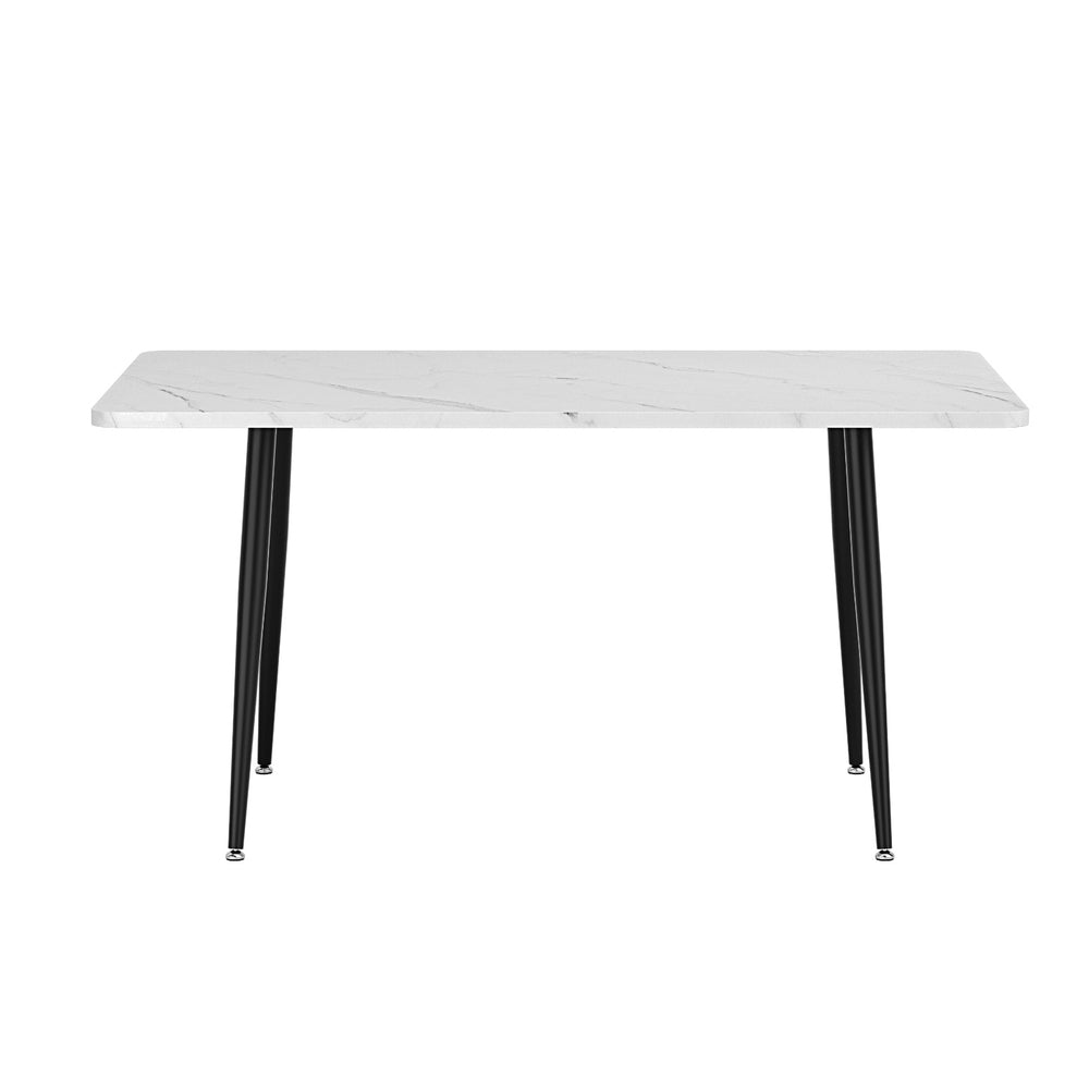 Artiss Marble Effect Dining Table, 150 cm