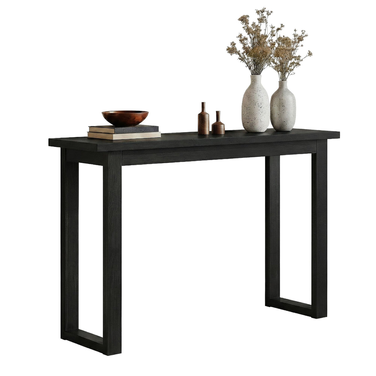 Artiss Black Console Table, 110 cm