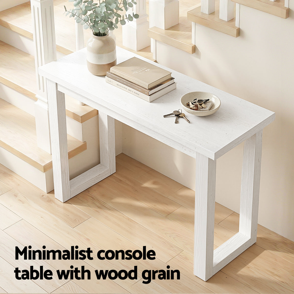 Artiss White Console Table, 110 cm