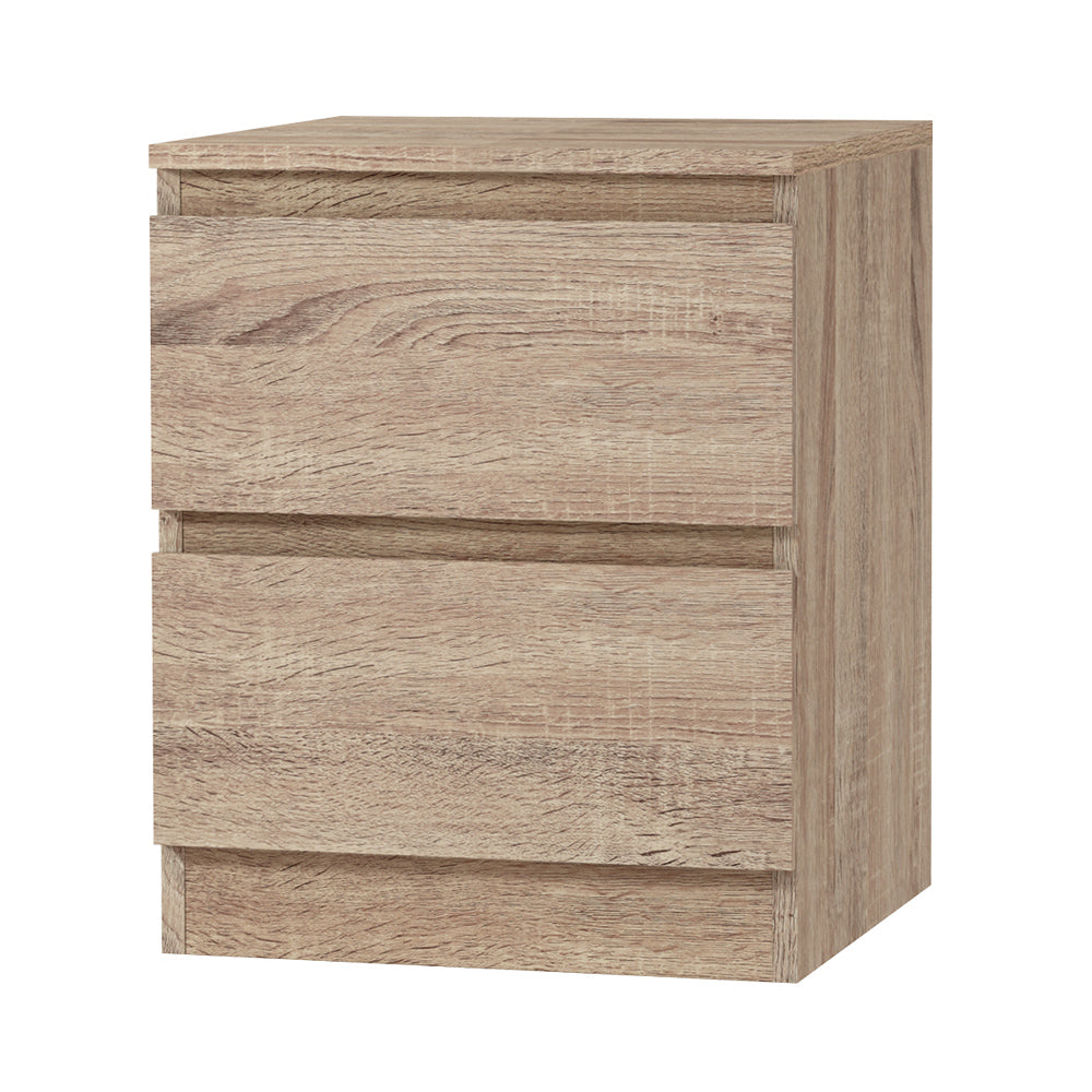 Artiss Pepe Oak Finish Bedside Table