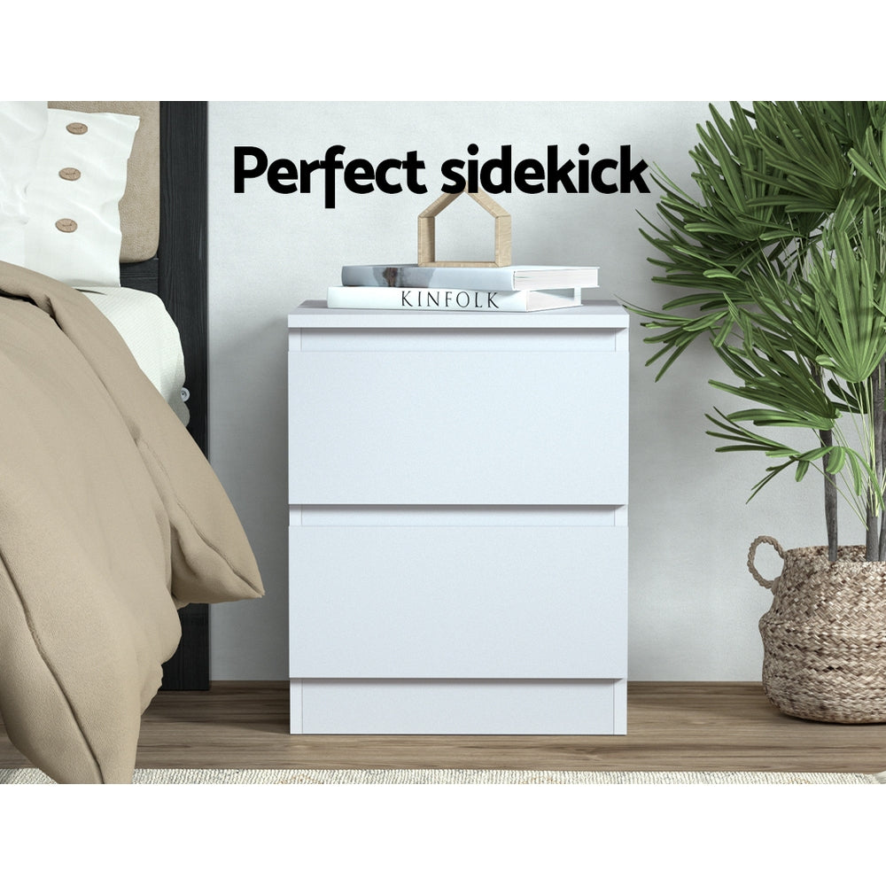 Artiss Pepe White Bedside Table