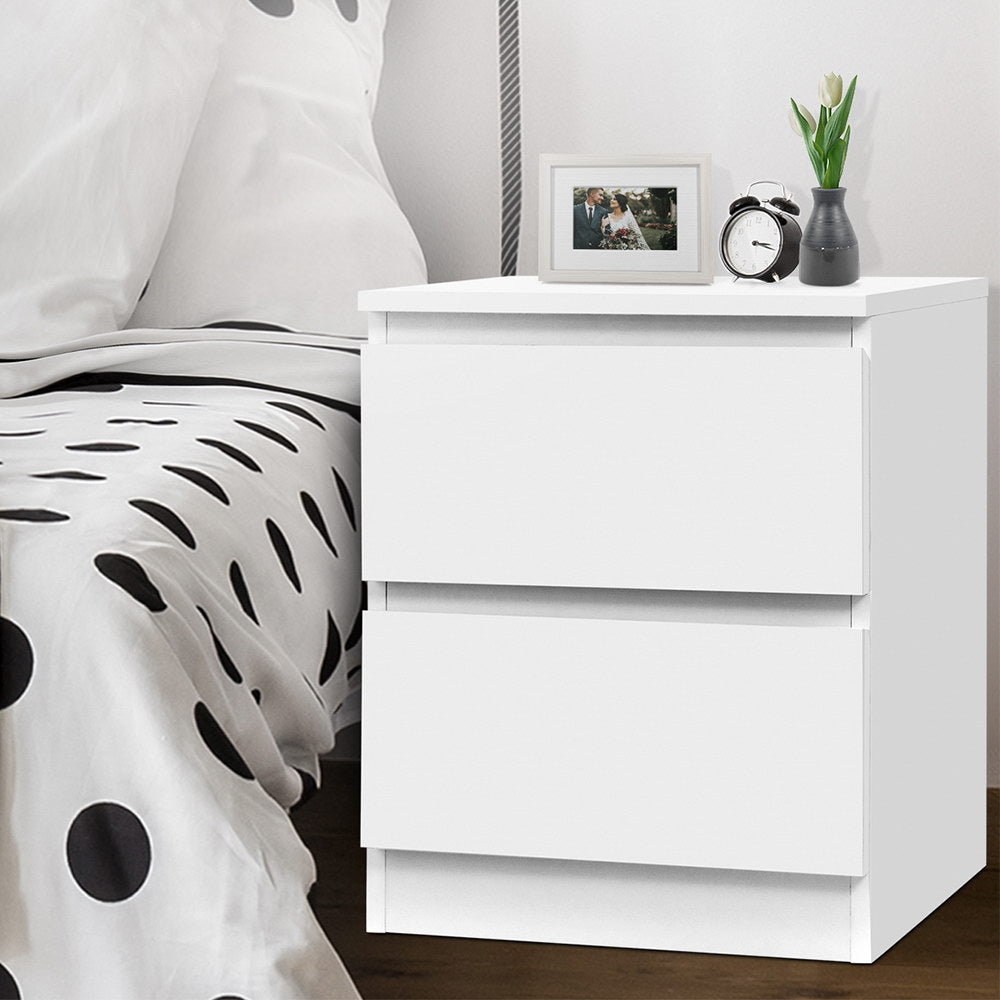 Artiss Pepe White Bedside Table