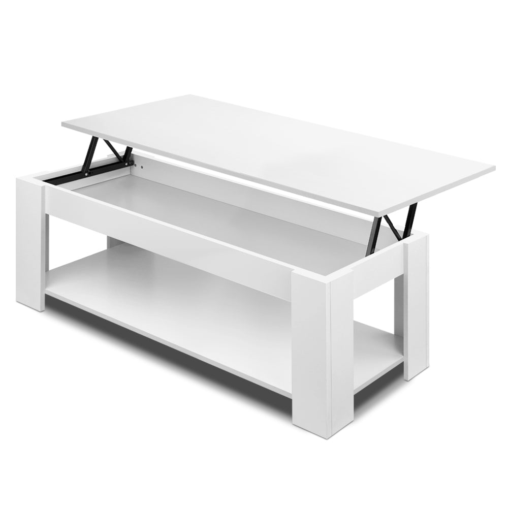Artiss White Lift Top Coffee Table