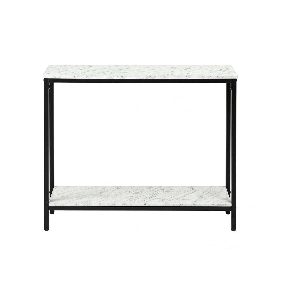 Artiss White Marble Effect Console Table