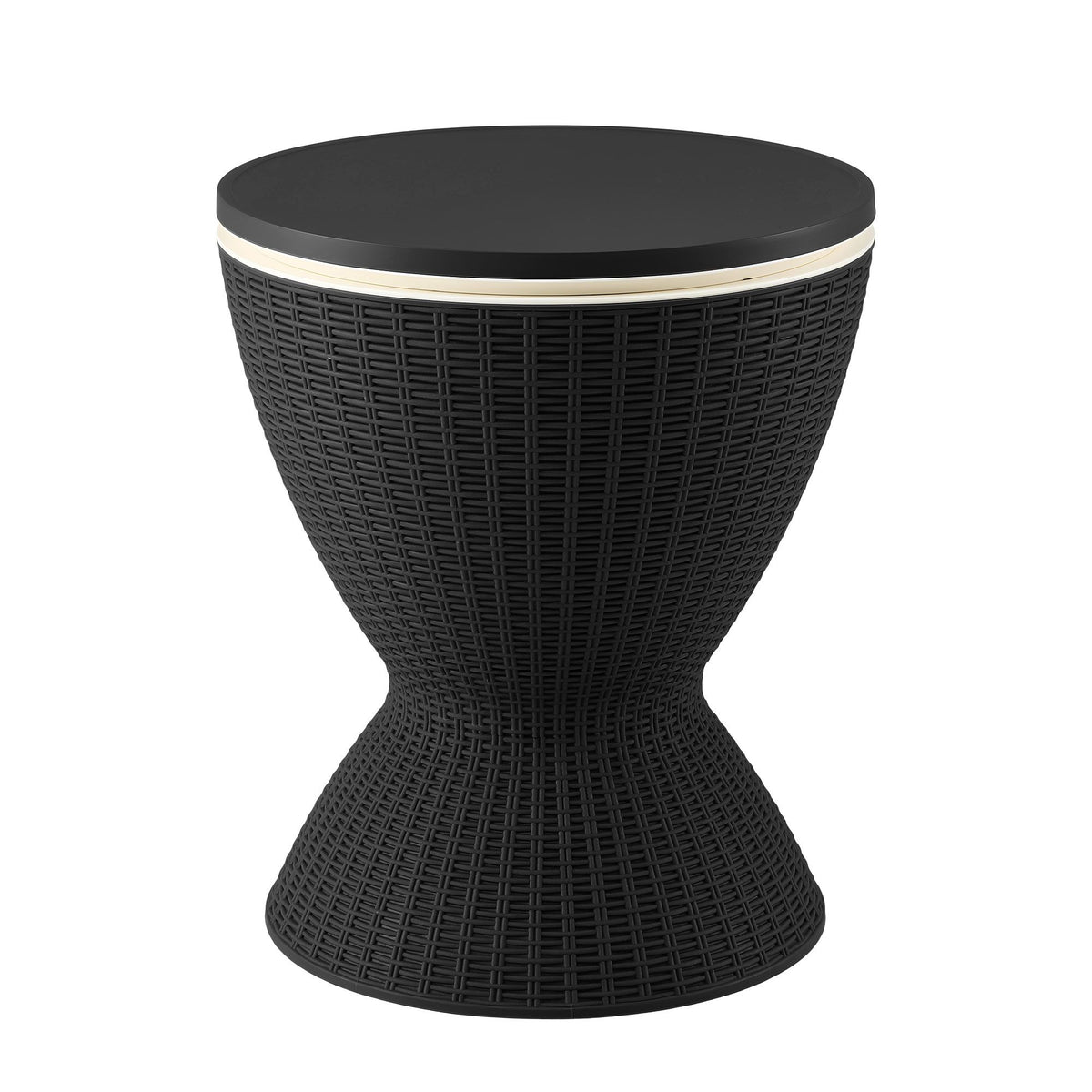 Gardeon Black Cooler Bar Table, 30 L