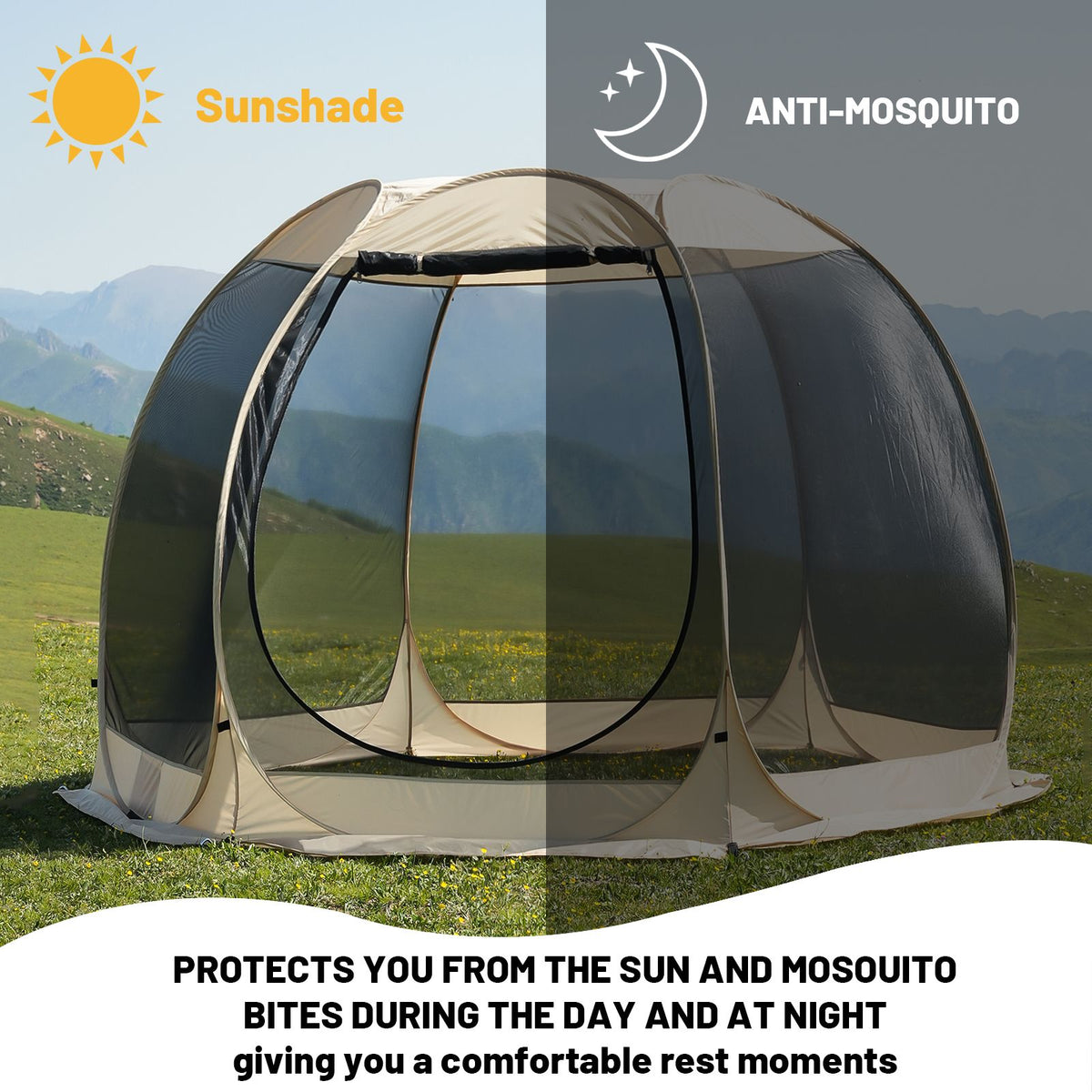 Pop Up Screen Shelter, 3 m