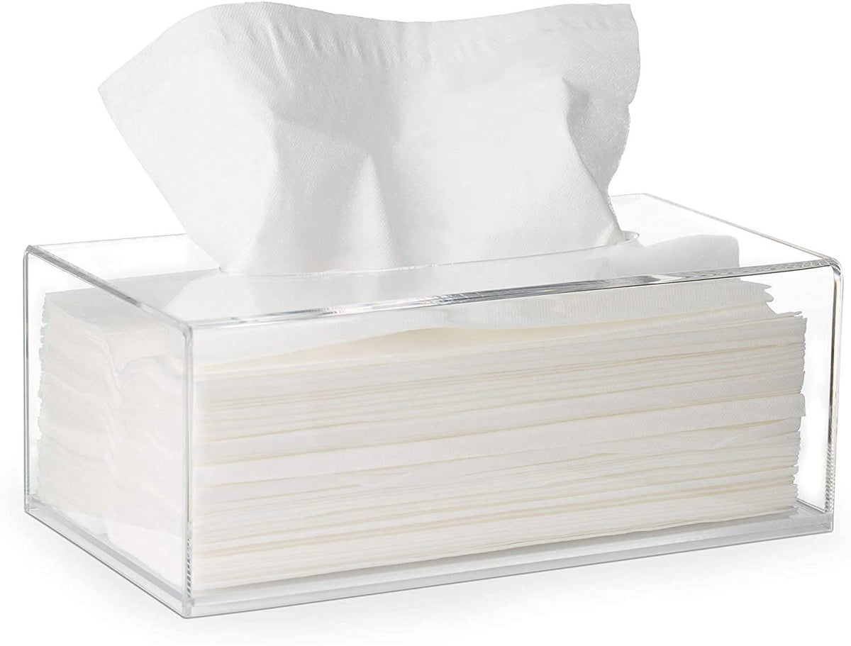 Clear Acrylic Tissue Box Cover