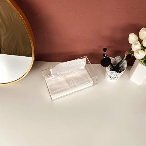 Clear Acrylic Tissue Box Cover