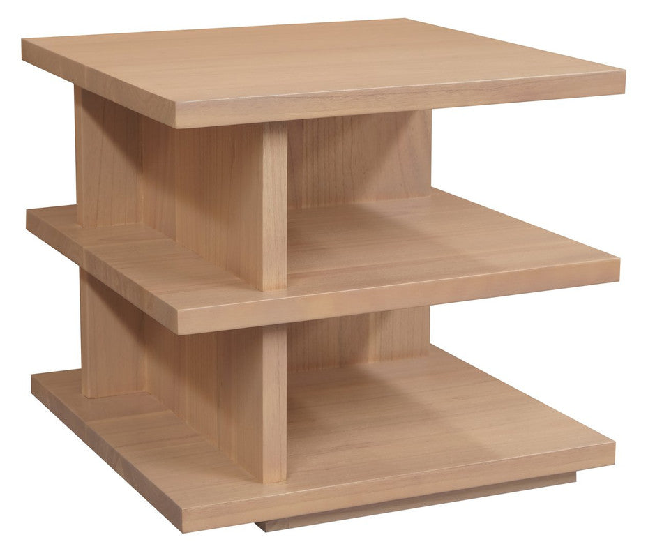 Hudson Natural Finish Square Side Table