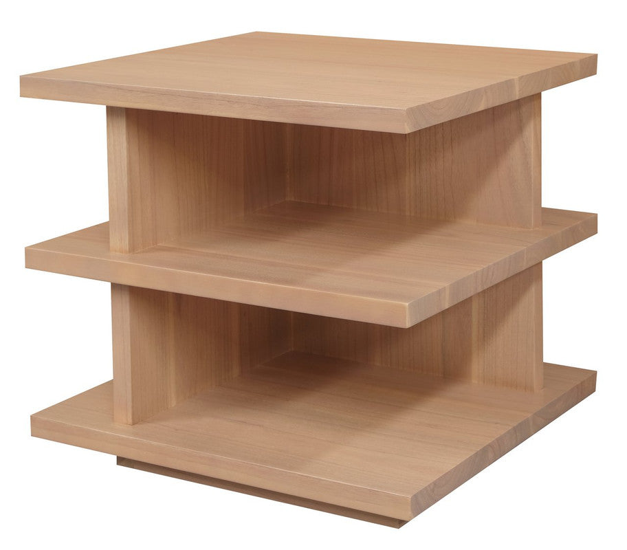 Hudson Natural Finish Square Side Table