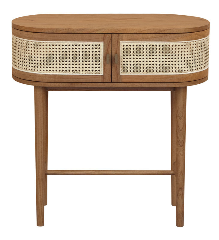 Kelly Almond Console Table with Two Doors