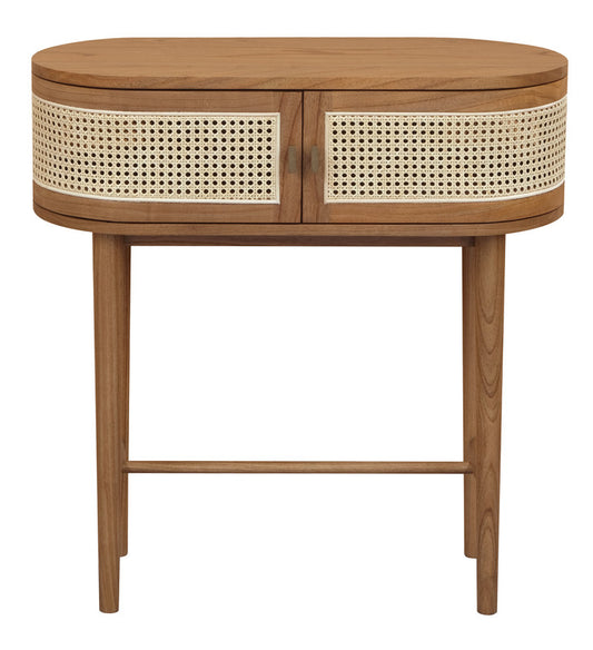 Kelly Almond Console Table with Two Doors