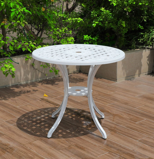 Remy White Aluminium Table