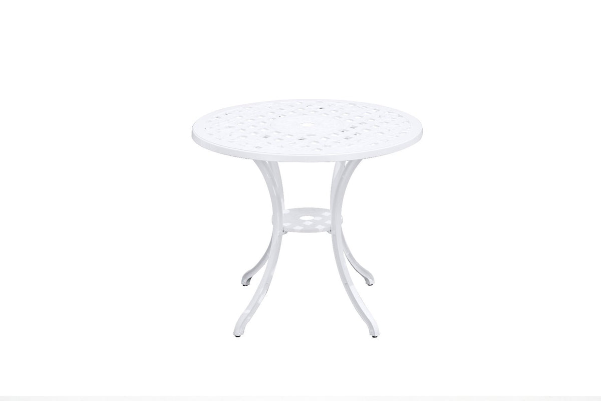 Remy White Aluminium Table
