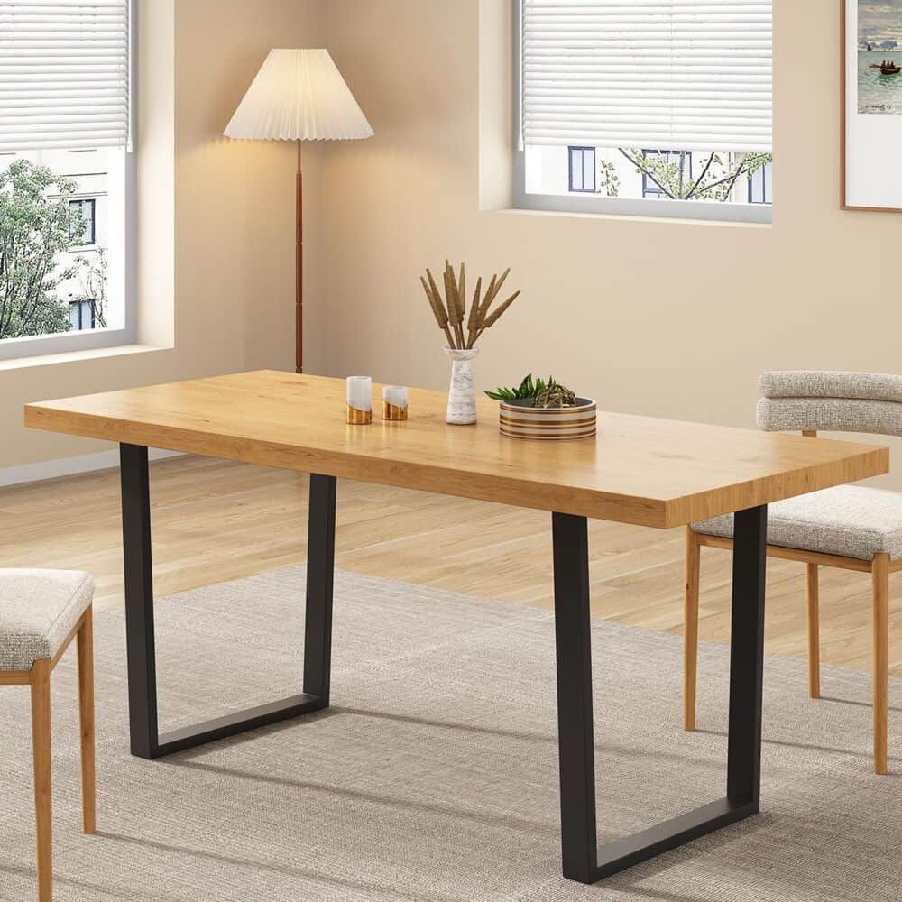 Venice Natural Rectangular Dining Table, 170 cm