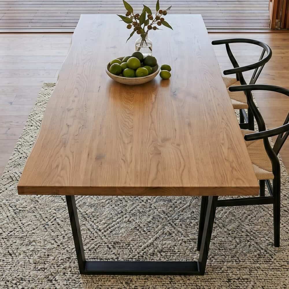 Venice Natural Rectangular Dining Table, 170 cm