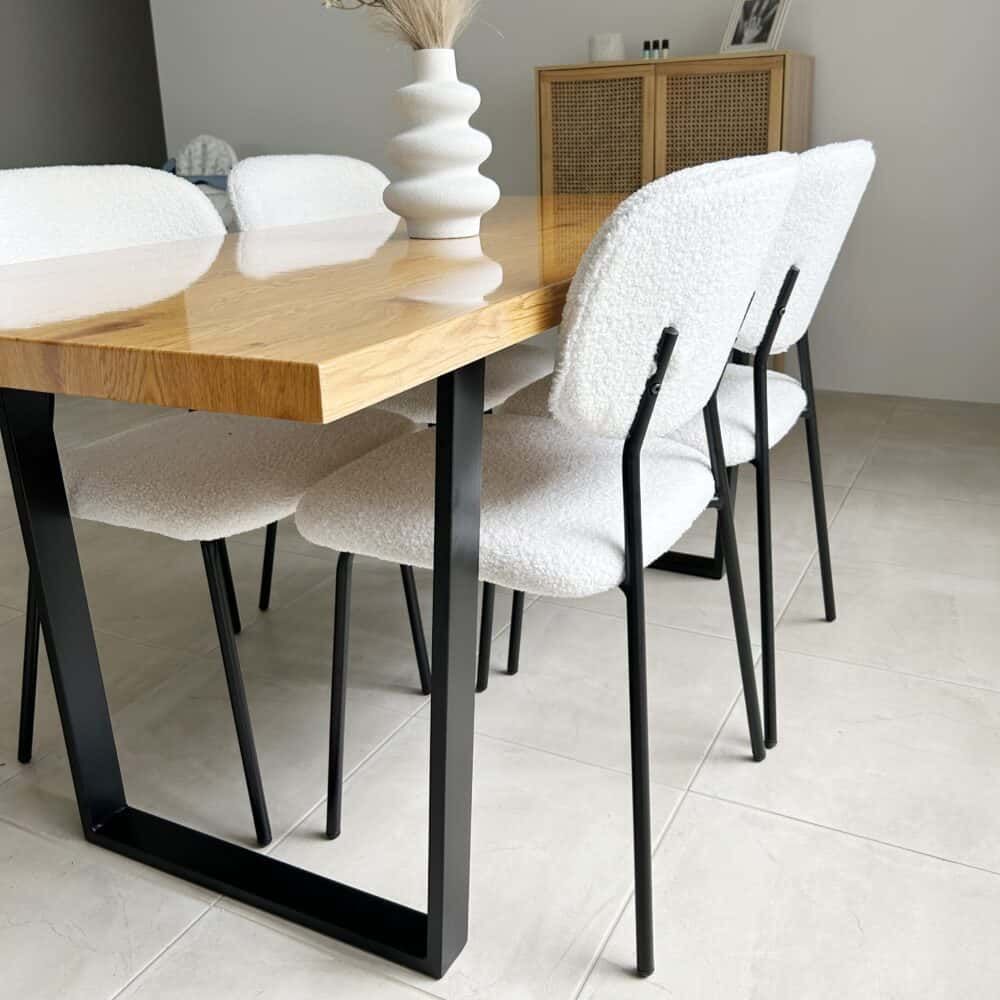 Venice Natural Rectangular Dining Table, 170 cm