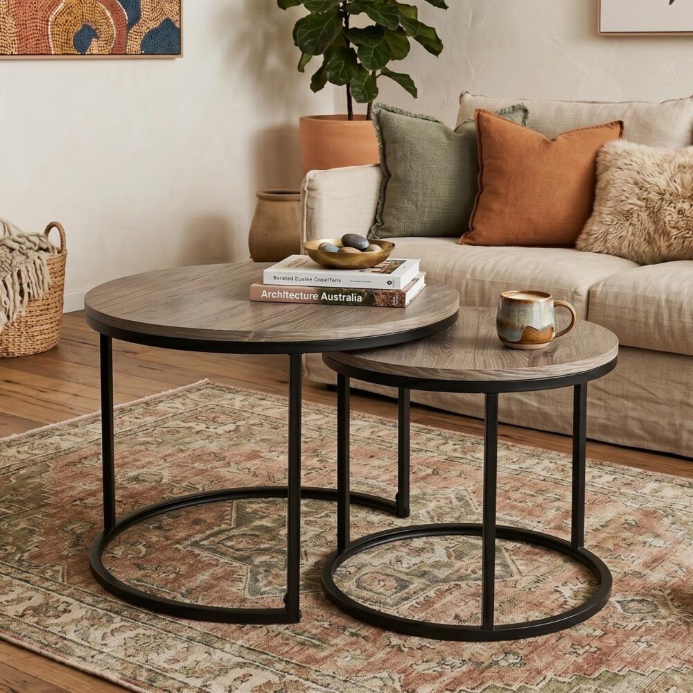 Stack and Style Nesting Coffee Tables