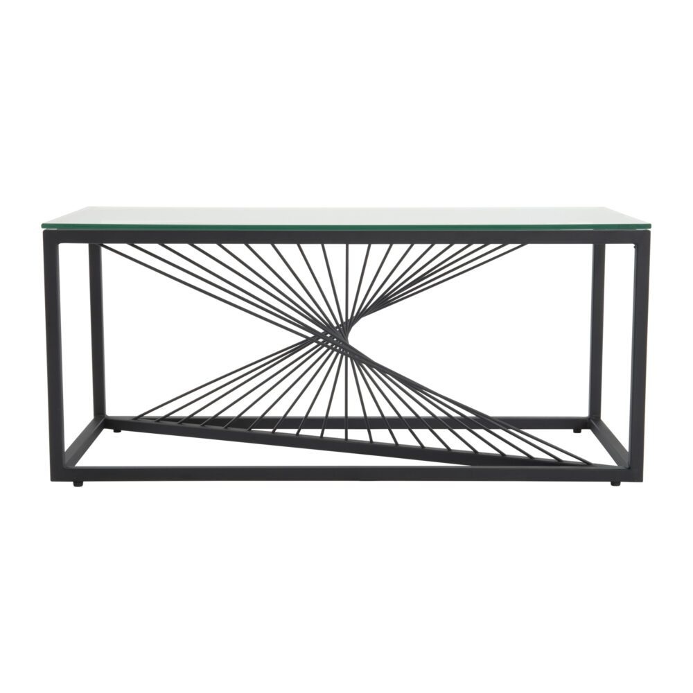 Eleganza Glass Coffee Table, 90 cm
