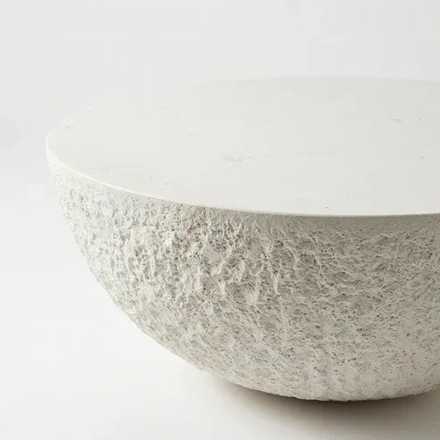 Interior Ave Lunar Fossil Stone Look Coffee Table