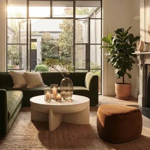 Interior Ave Zelda Sand Textured Coffee Table