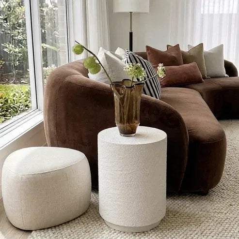 Interior Ave Muse Fossil Textured Side Table