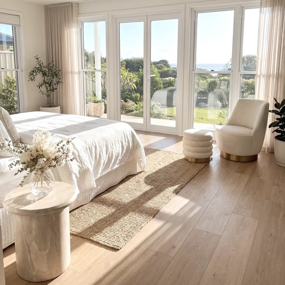 Interior Ave Nobu Natural Stone Look Side Table