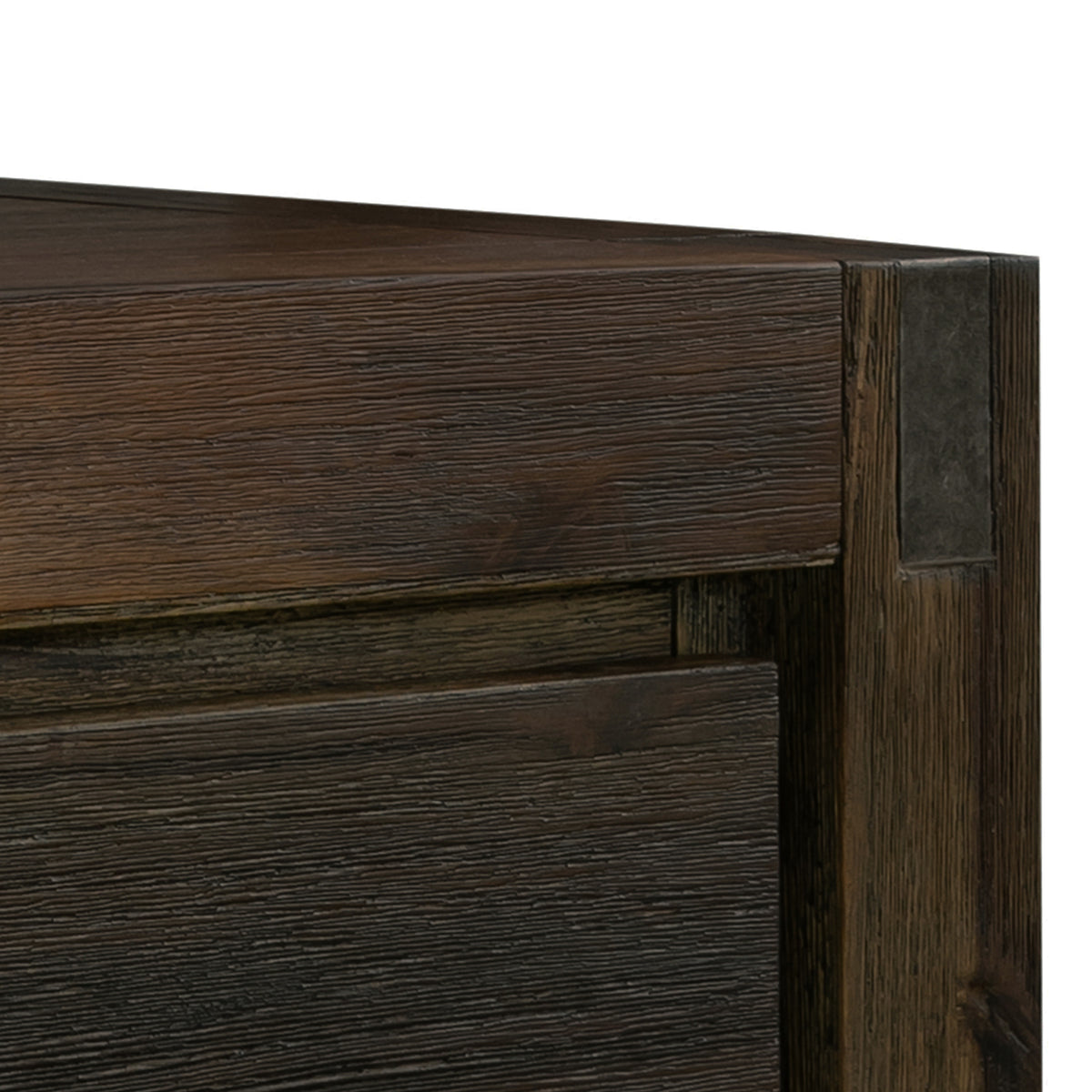 Chocolate Finish Acacia Coffee Table with Drawer