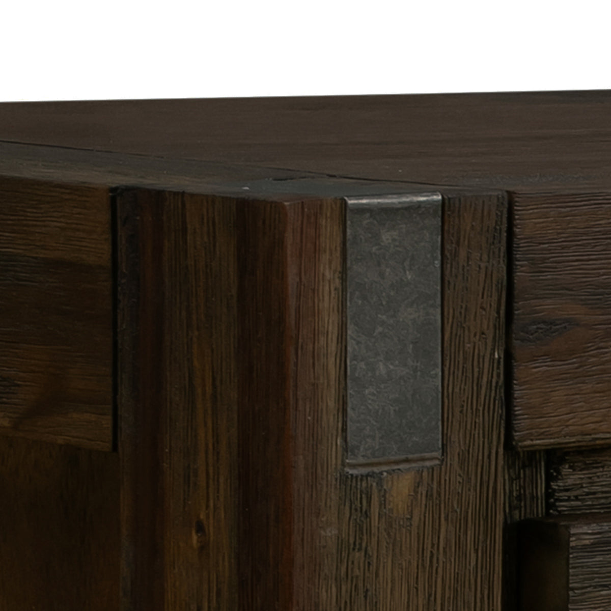 Chocolate Finish Acacia Coffee Table with Drawer