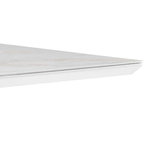 Ceramic Top Dining Table with Stainless Steel Feet