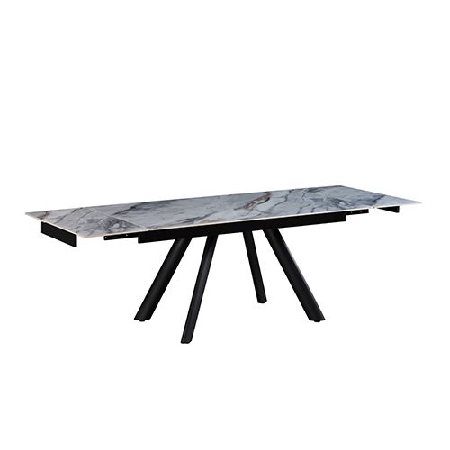 Sintered Stone Dining Table with Powder Coated Legs