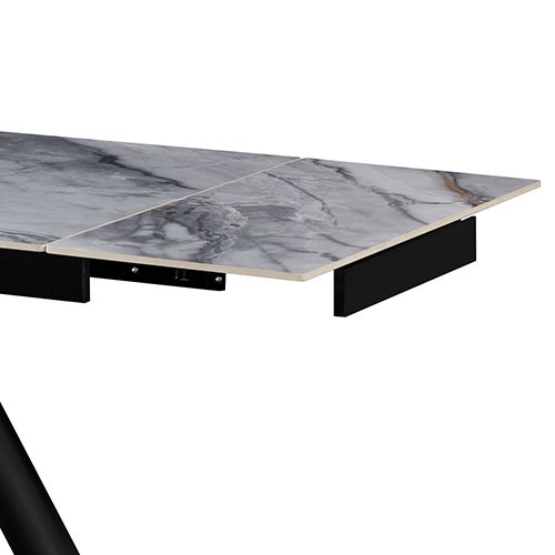 Sintered Stone Dining Table with Powder Coated Legs