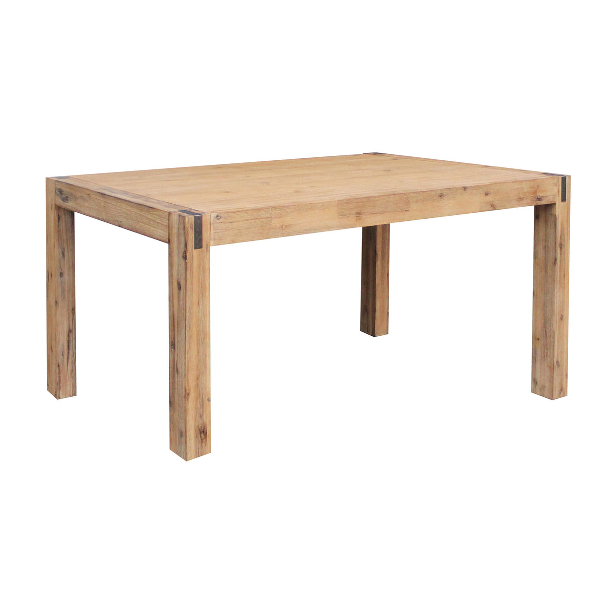 Oak Finish Acacia Base Dining Table, 180 cm
