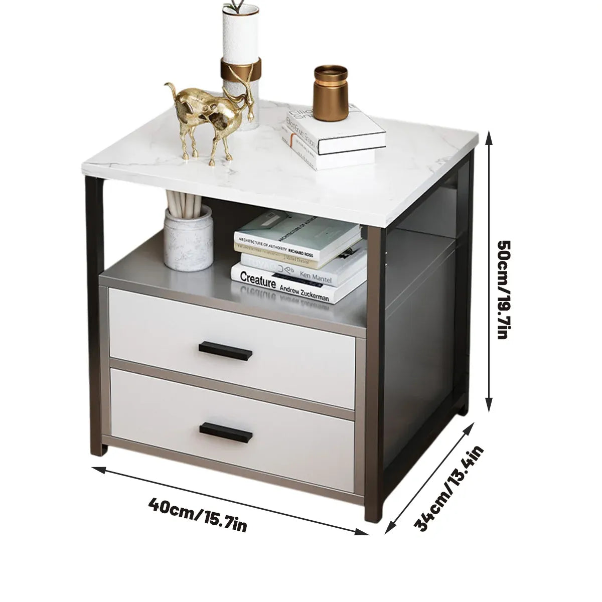 Classic Bedside Storage Cabinet