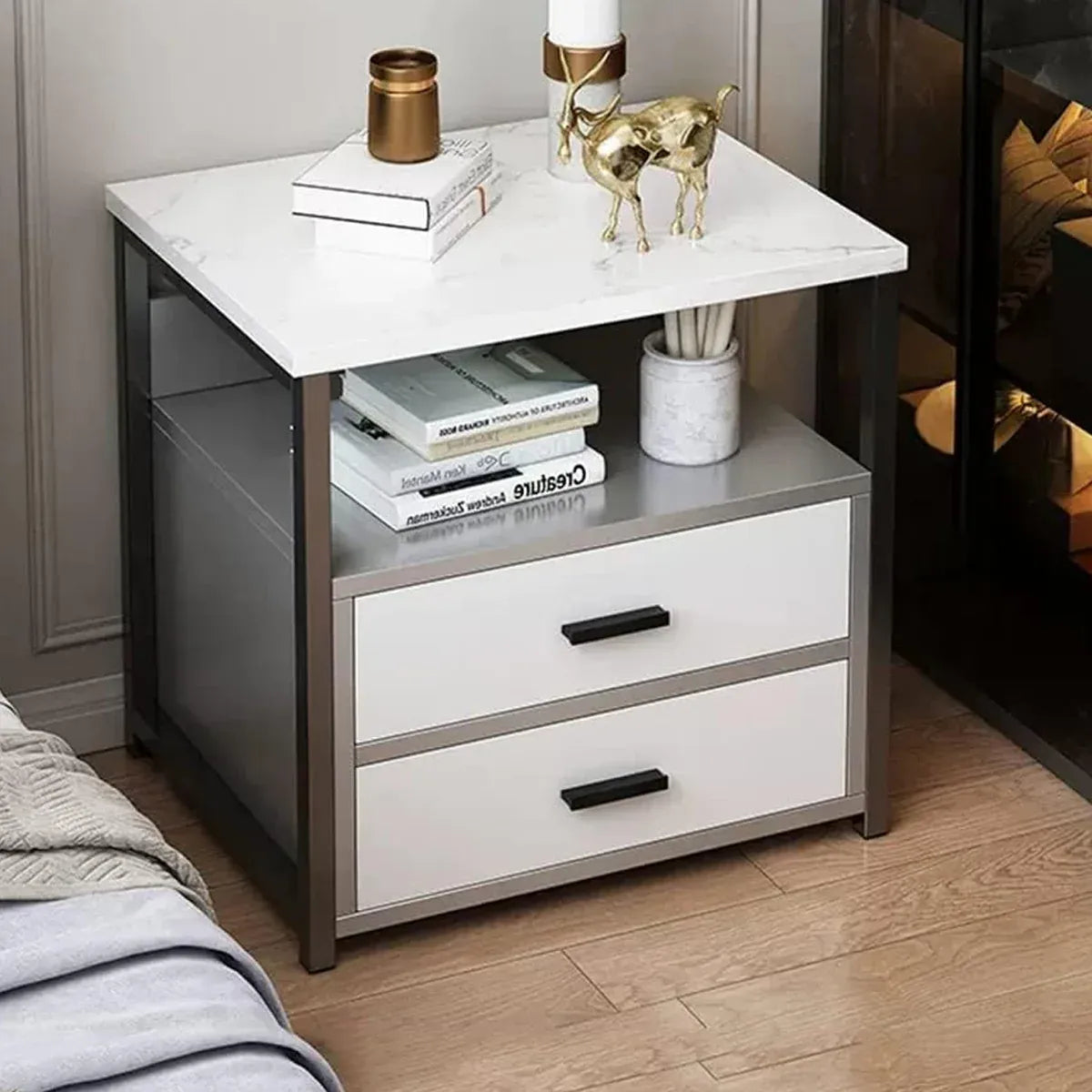 Classic Bedside Storage Cabinet