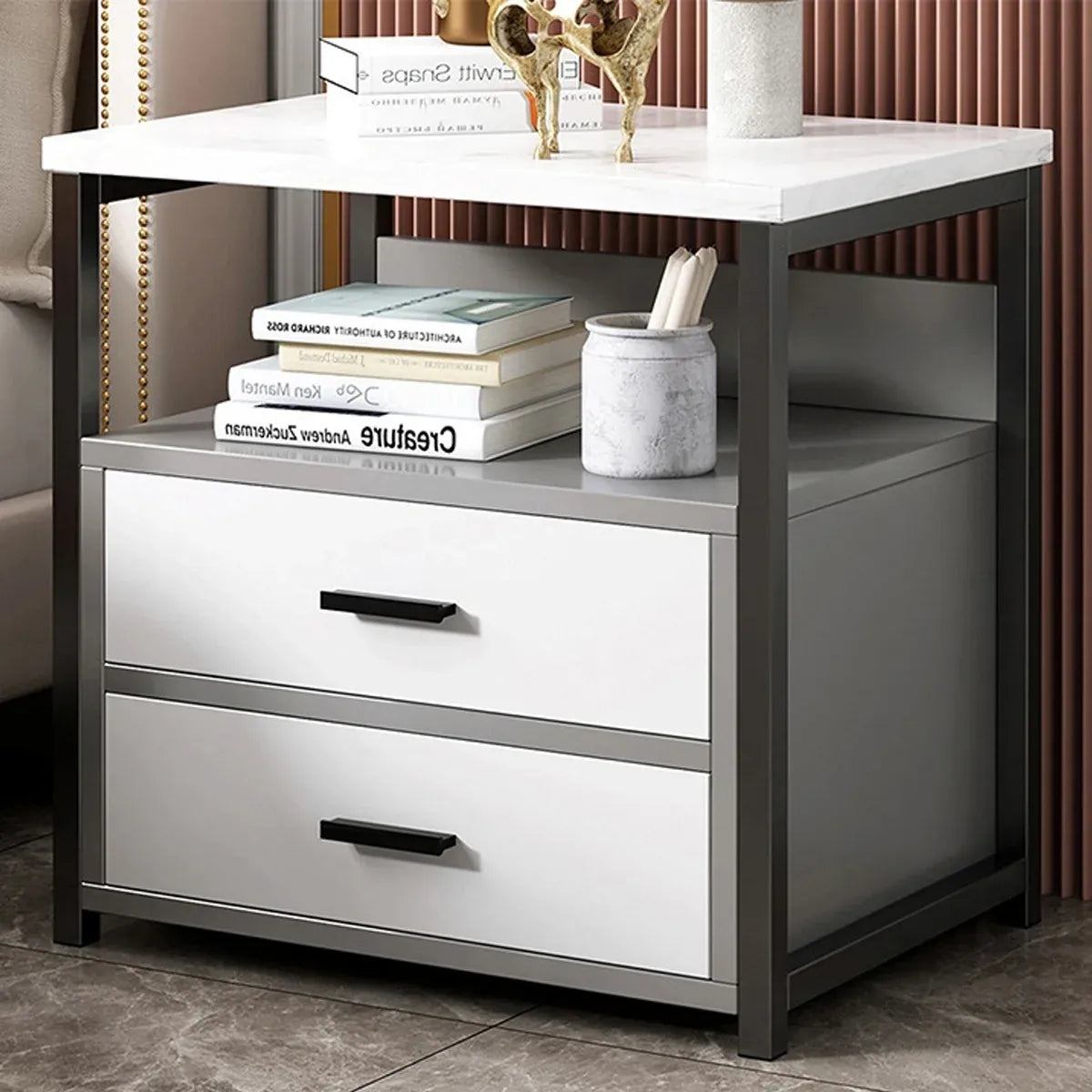 Classic Bedside Storage Cabinet
