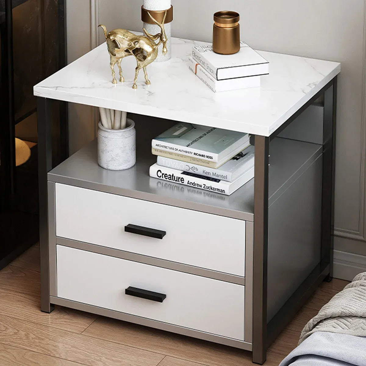 Classic Bedside Storage Cabinet