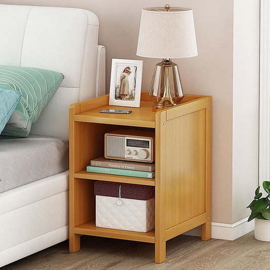 Natural Bamboo Bedside Table, 25 cm