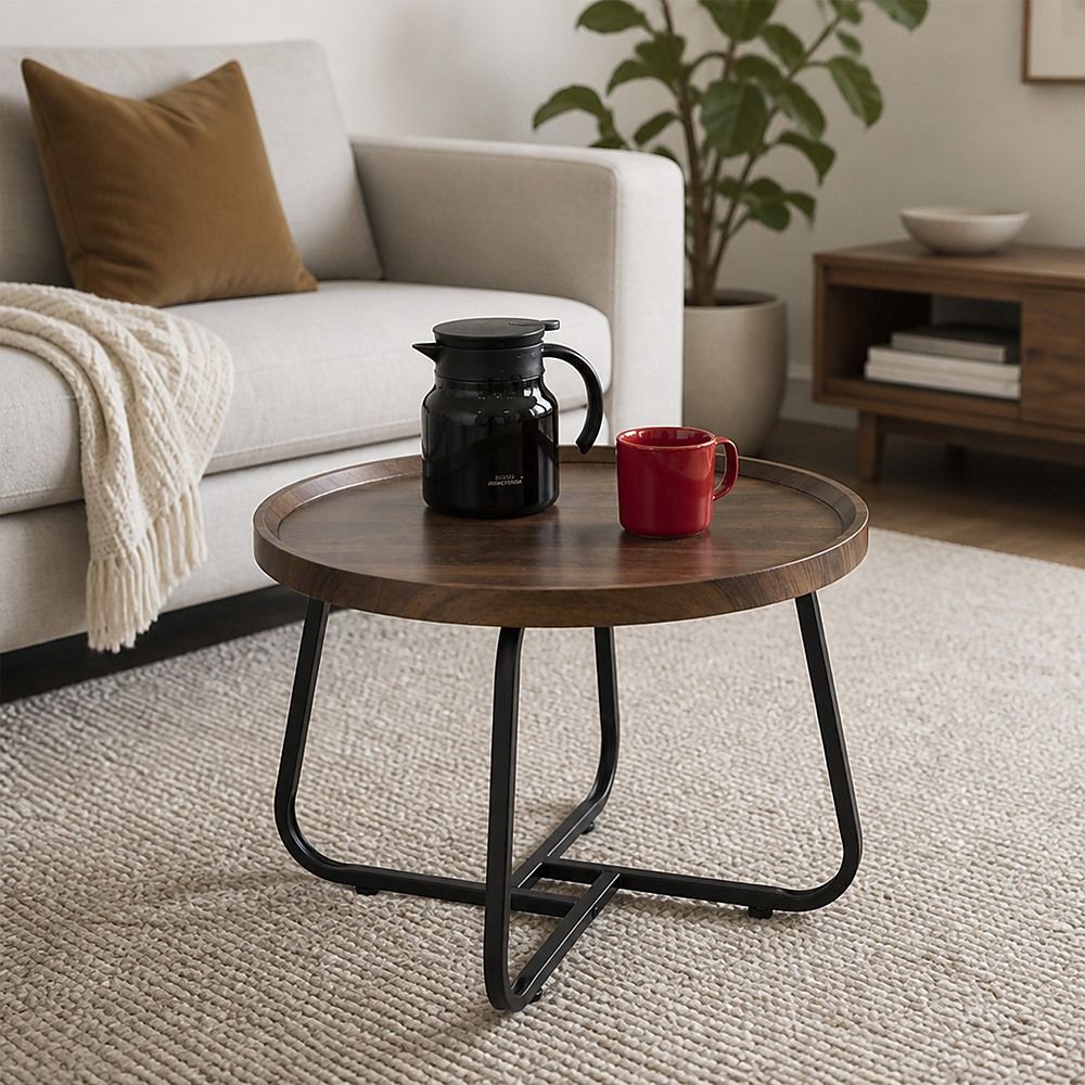 Round Living Room Side Table