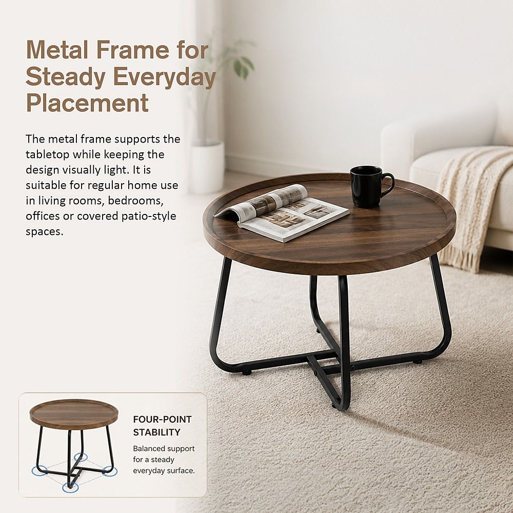 Round Living Room Side Table