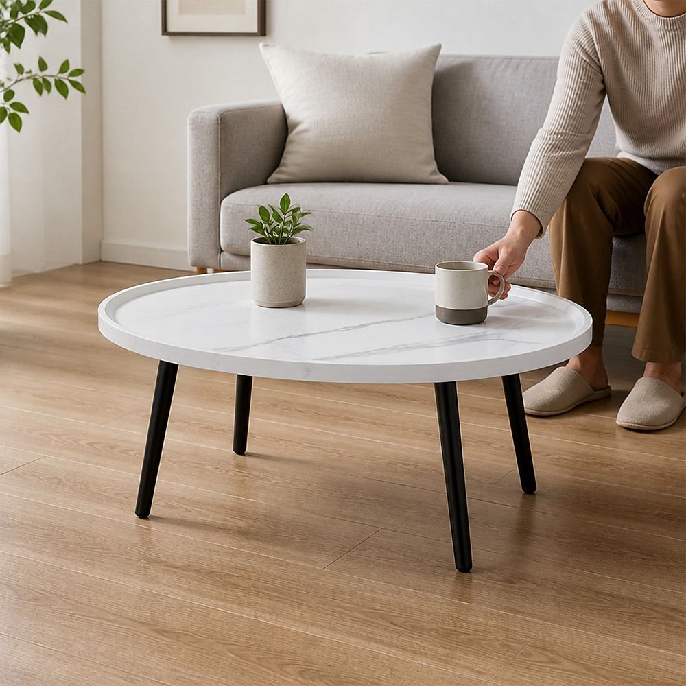 Oval Coffee Table, 80 cm