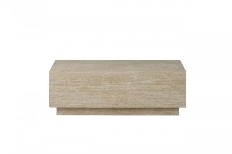 Sonia Travertine Look Coffee Table, 120 cm