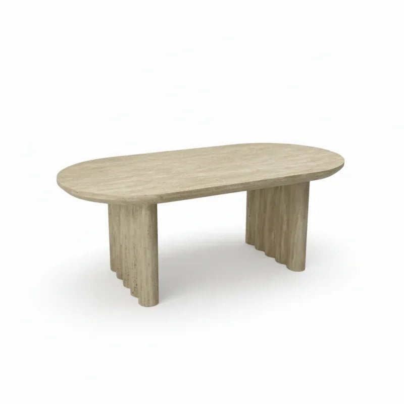 Signorina Travertine Look Coffee Table, 120 cm