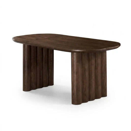 Signorina Walnut Veneer Dining Table, 200 cm