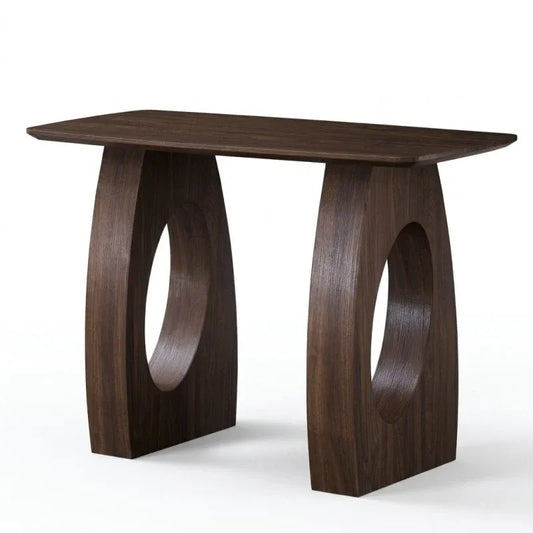 Cher Walnut Veneer Console Table, 130 cm
