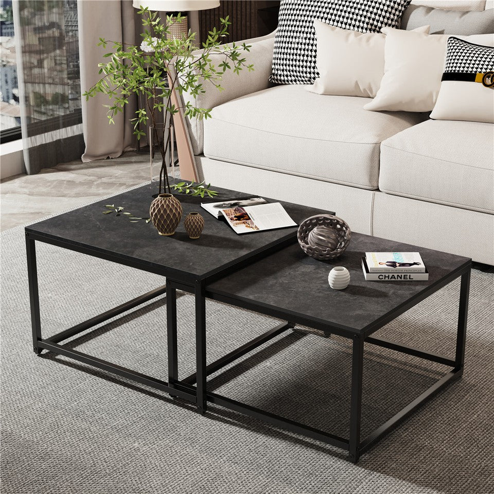 Sintered Stone Nesting Coffee Tables