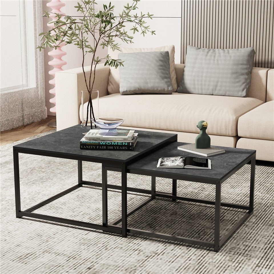 Sintered Stone Nesting Coffee Tables